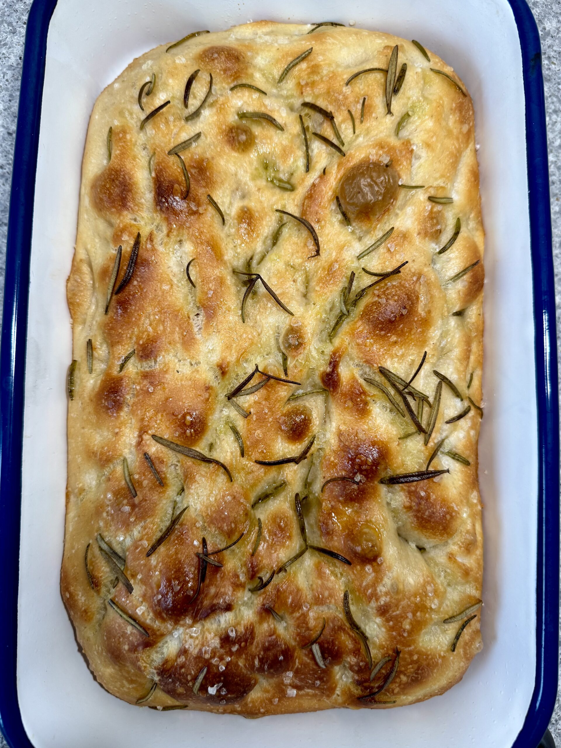 Surdejs Foccasia efter bagning